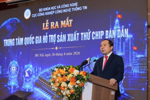 Việt Nam lần đầu có Trung tâm hỗ trợ sản xuất thử chip bán dẫn