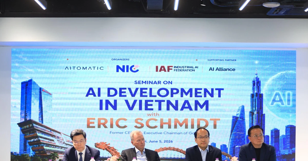 Tỷ phú Eric Schmidt: Việt Nam có tiềm năng để dẫn đầu về AI trong tương lai
