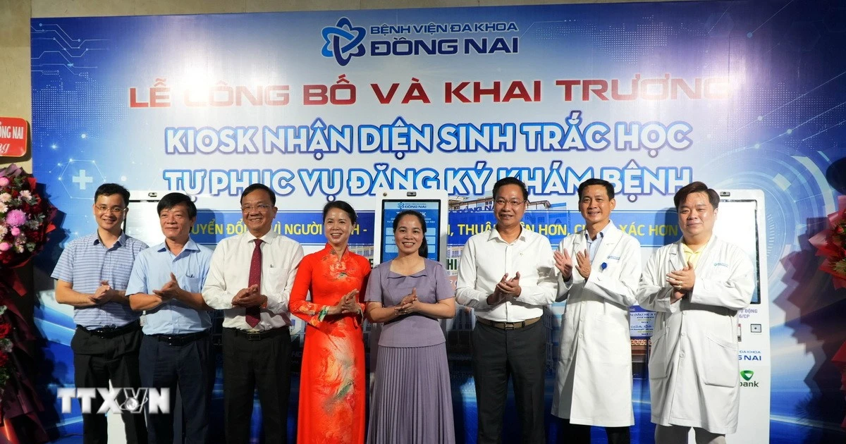 Đồng Nai: Ra mắt hệ thống nhận diện sinh trắc học tự phục vụ đăng ký khám bệnh