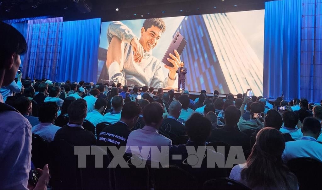 Sự kiện giới thiệu sản phẩm của hãng Samsung Ảnh minh họa
