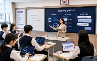 Giáo viên, học sinh áp dụng AI vào học tập (Nguồn: ChatGPT)