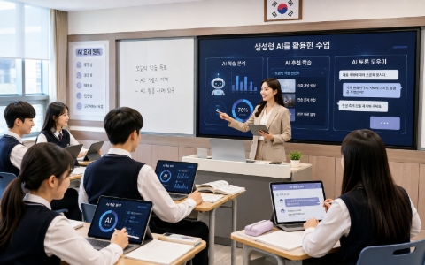 Giáo viên, học sinh áp dụng AI vào học tập (Nguồn: ChatGPT)