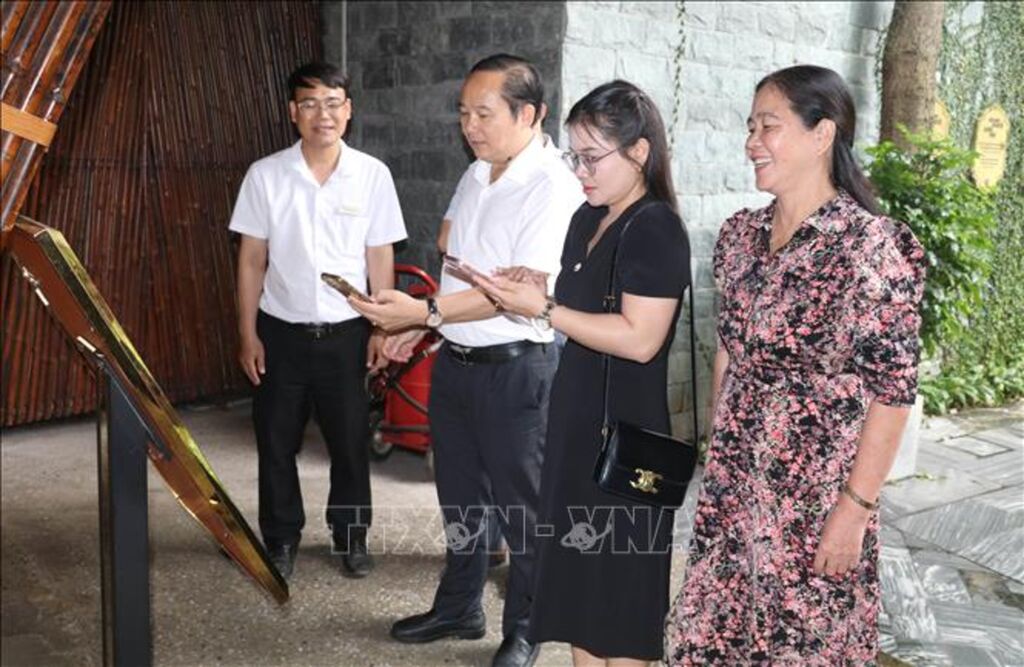 Khu nghỉ dưỡng Wyndham Grand Vedana Ninh Bình, xã Cúc Phương, tỉnh Ninh Bình đã ứng dụng trí tuệ nhân tạo (AI) trong nhiều khâu quản lý, vận hành nhằm nâng cao chất lượng phục vụ du khách (Ảnh: Thùy Dung/TTXVN)