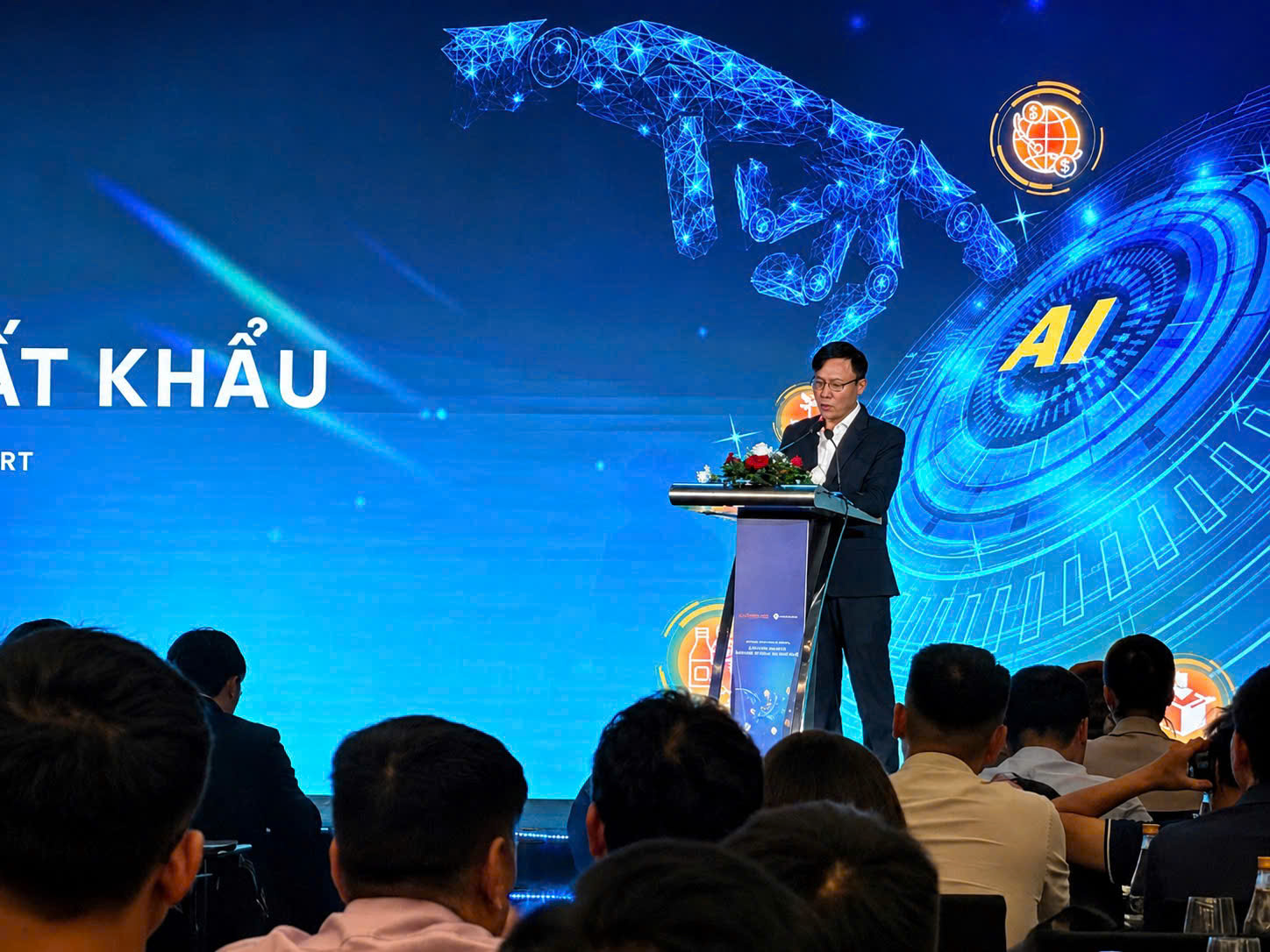 Ông Lê Anh Hoàng, Phó Giám đốc ITPC phát biểu. (Ảnh: Hải Yên/Báo Tin tức và Dân tộc)