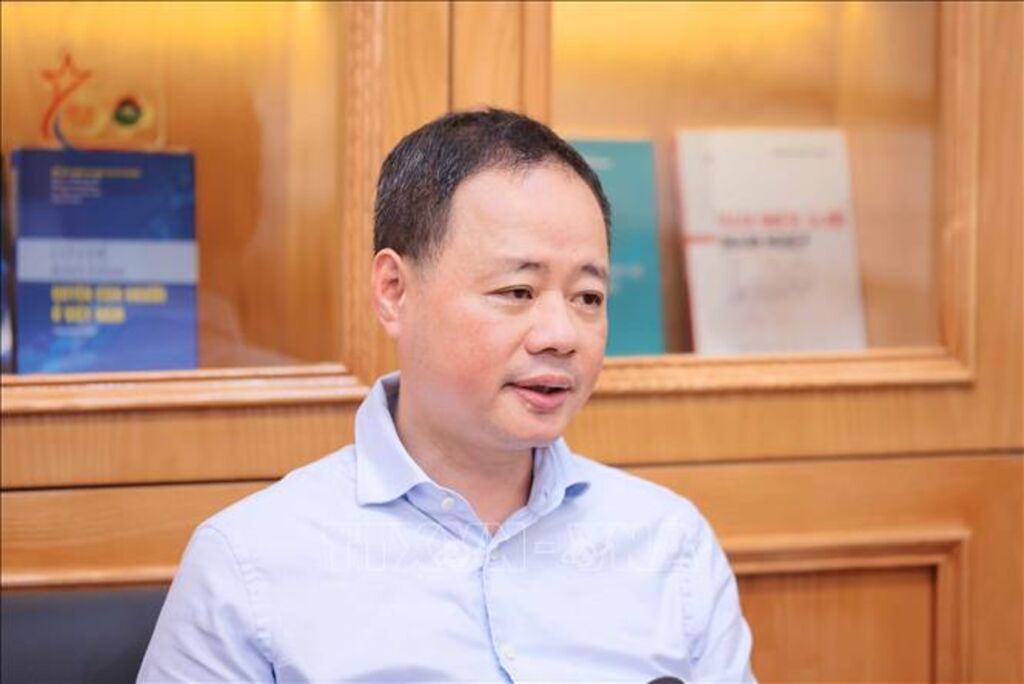 Giáo sư, Tiến sĩ Trần Hồng Thái, Chủ tịch Viện Hàn lâm Khoa học và Công nghệ Việt Nam. (Ảnh: Hoàng Hiếu/TTXVN) Giáo sư, Tiến sĩ Trần Hồng Thái, Chủ tịch Viện Hàn lâm Khoa học và Công nghệ Việt Nam. (Ảnh: Hoàng Hiếu/TTXVN)