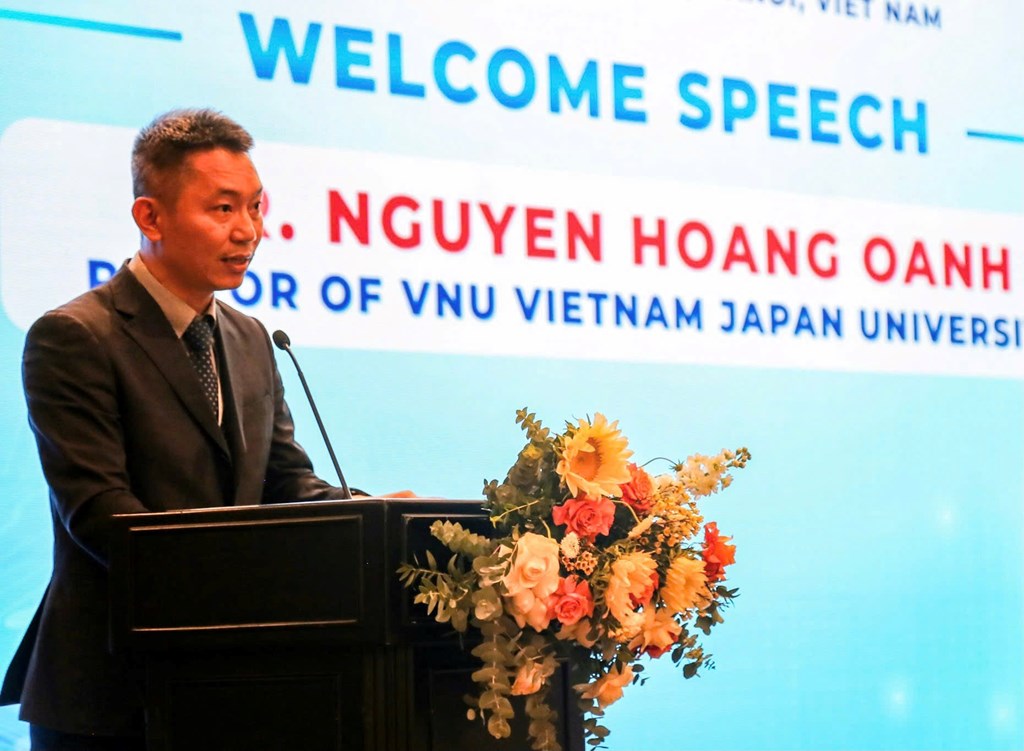 TS. Nguyễn Hoàng Oanh, Hiệu trưởng Trường Đại học Việt Nhật. (Ảnh: Đỗ Huyền - Bnews/TTXVN)
