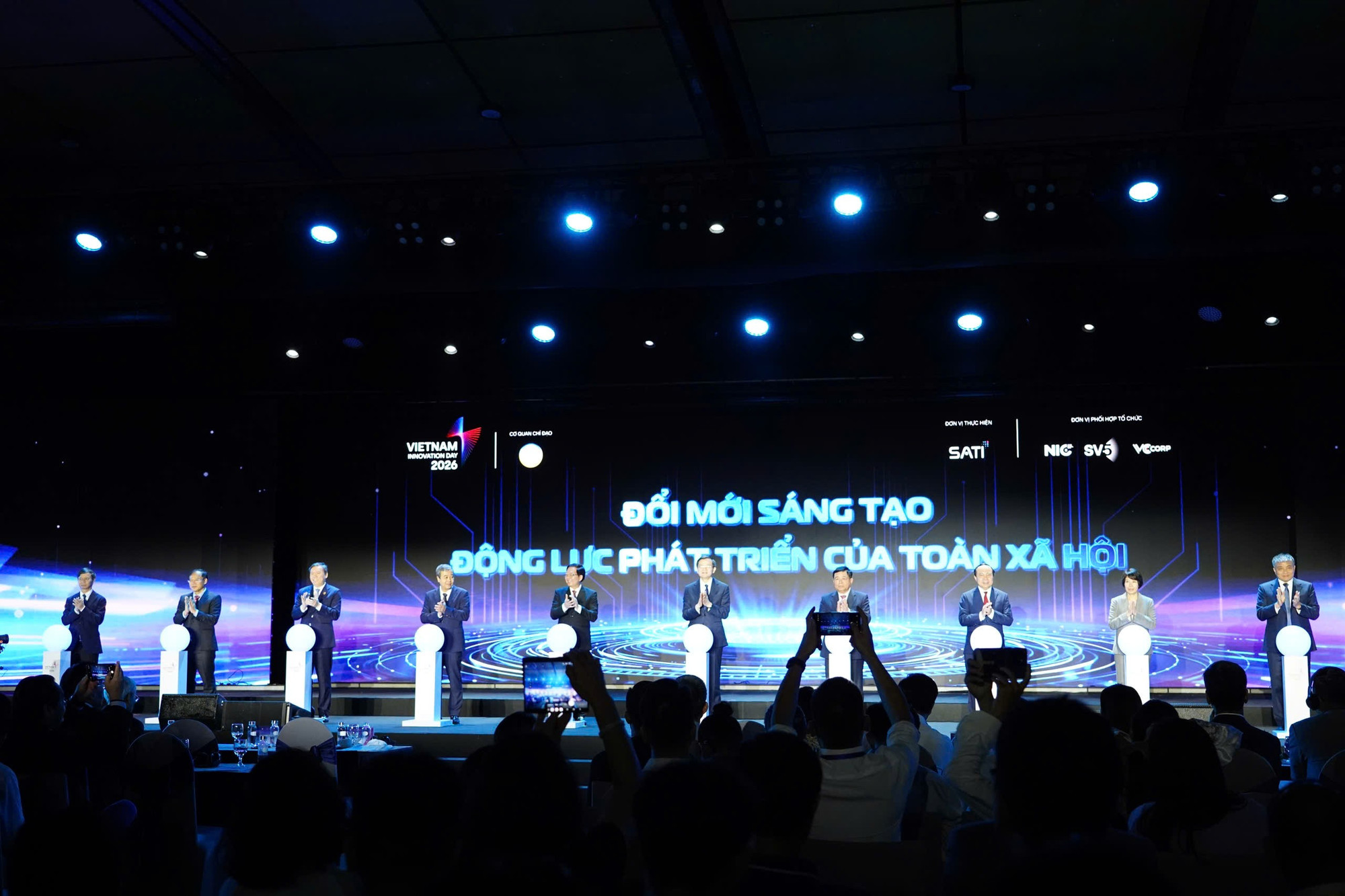 Lễ phát động Ngày hội đổi mới sáng tạo quốc gia năm 2026. (Ảnh: Thuỷ Linh)