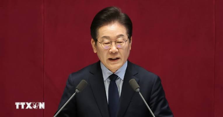 Tổng thống Hàn Quốc Lee Jae Myung. (Ảnh: Yonhap/TTXVN)