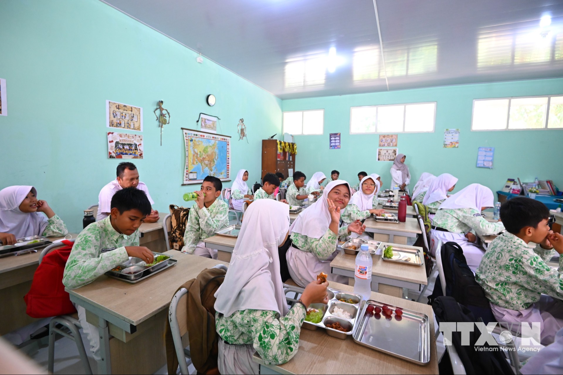 Indonesia xây dựng mô hình trường học tích hợp hướng tới tương lai. (Ảnh: TTXVN)