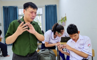 Lớp học khiếm thị trong thời đại số