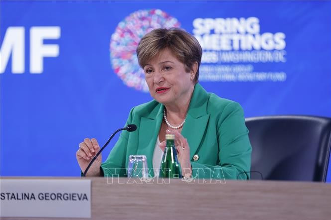 Tổng Giám đốc IMF Kristalina Georgieva. (Ảnh: THX/TTXVN)