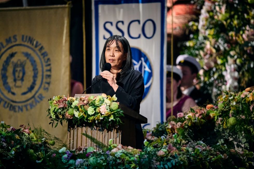 Nữ nhà văn Hàn Quốc Han Kang, chủ nhân Giải Nobel Văn học năm 2024, tác giả tiểu thuyết “Human Acts”. (Ảnh: nobelprize.org)
