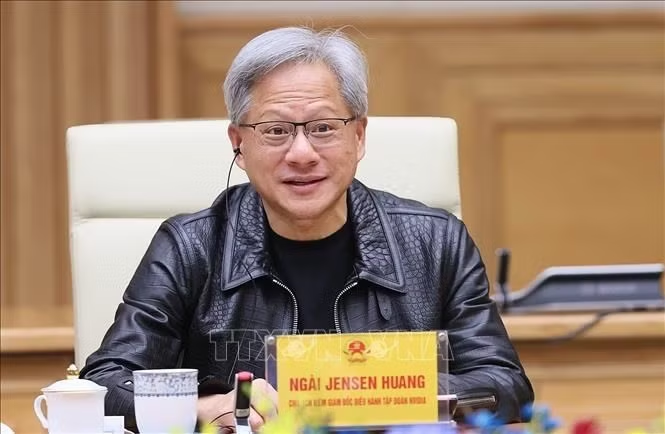 Giám đốc điều hành Nvidia Jensen Huang. (Ảnh: TTXVN)