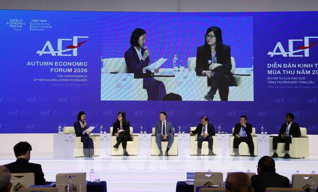 Quang cảnh Phiên chuyên đề “AI: Từ triển khai đến triển khai chuẩn bị nguồn nhân lực cho tương lai ngành sản xuất”. Ảnh: Xuân Khu - TTXVN Quang cảnh Phiên chuyên đề “AI: Từ triển khai đến triển khai chuẩn bị nguồn nhân lực cho tương lai ngành sản xuất”. Ảnh: Xuân Khu - TTXVN