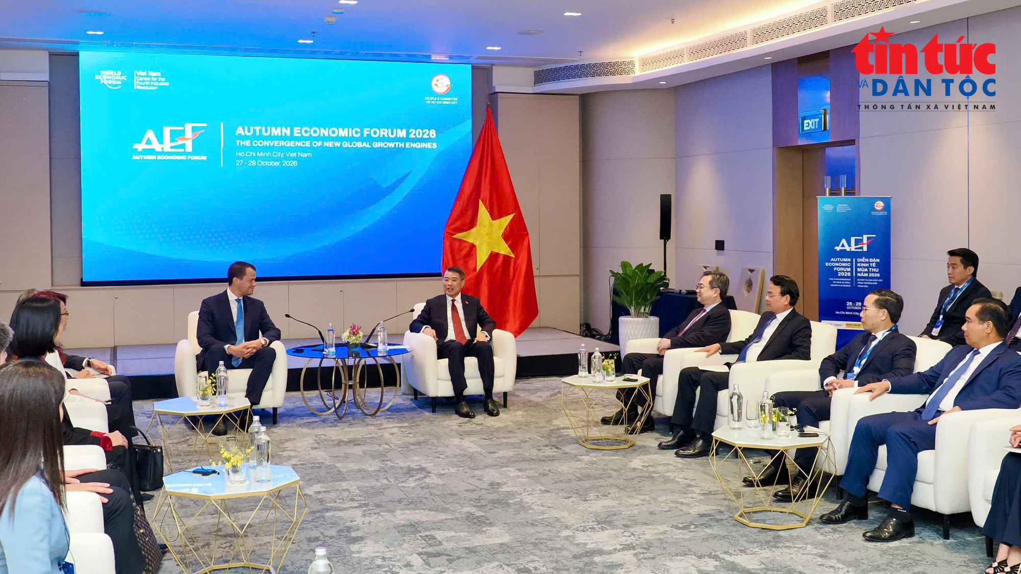 Thủ tướng Chính phủ Lê Minh Hưng tham dự Diễn đàn Kinh tế Mùa thu 2026 tại TP Hồ Chí Minh. (Ảnh: Lưu Niệm/Báo Tin tức và Dân tộc)